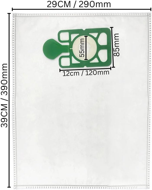 10 Pack HEPA Vacuum Bags for Henry & Hetty (NVM-1CH)