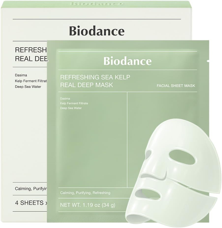 BIODANCE Bio-Collagen Hydrogel Face Mask – Pore Tightening & Glass Skin Care (4 PCS)