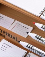 Premium Erasable Whiteboard Markers – High Capacity Ink | Smooth Writing | Easy Clean | Perfect for Teachers, Offices & Home Use