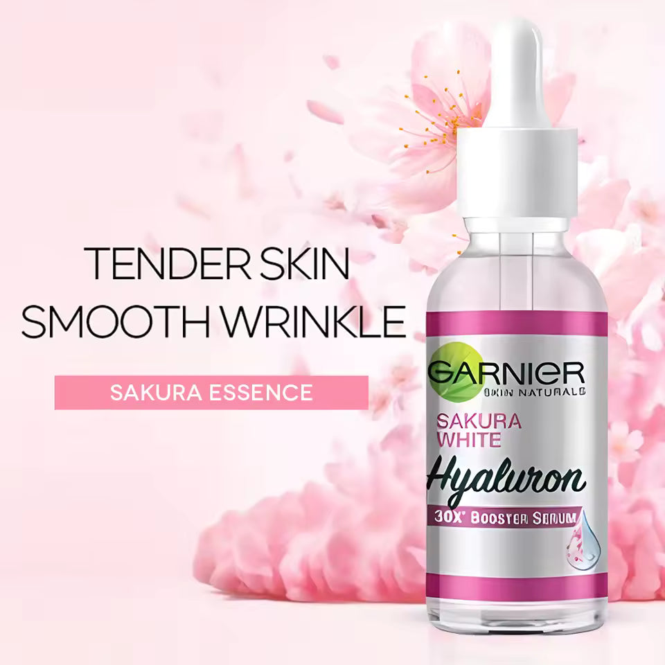 Garnier Sakura Glow Hyaluronic Booster Serum 30ml – Firming & Hydrating