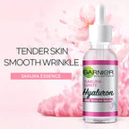 Garnier Sakura Glow Hyaluronic Booster Serum 30ml – Firming & Hydrating