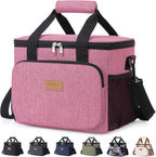 Lifewit 8.5L Insulated Lunch Bag – 12 Can Soft Cooler Tote (Black)