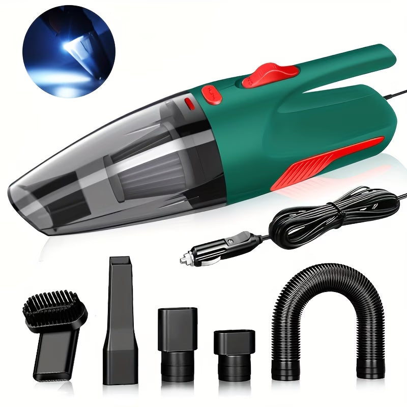 Mini High-Power Car Vacuum Cleaner – Portable Handheld Cordless Cleaner for Deep Interior Cleaning