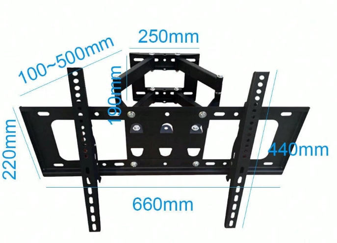 PERLESMITH TV Wall Bracket – Swivel & Tilt Mount 26–70"
