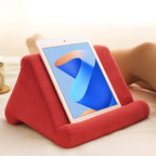 Multi-Angle Pillow Stand for iPad & Laptop – Soft Cushion Reading Holder