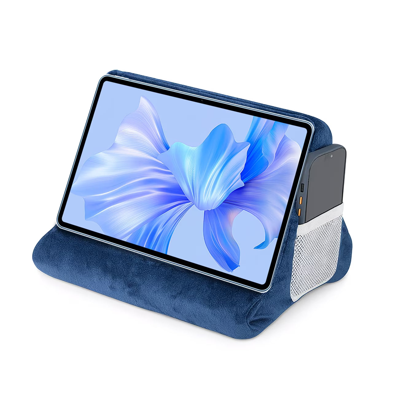 Multi-Angle Pillow Stand for iPad & Laptop – Soft Cushion Reading Holder