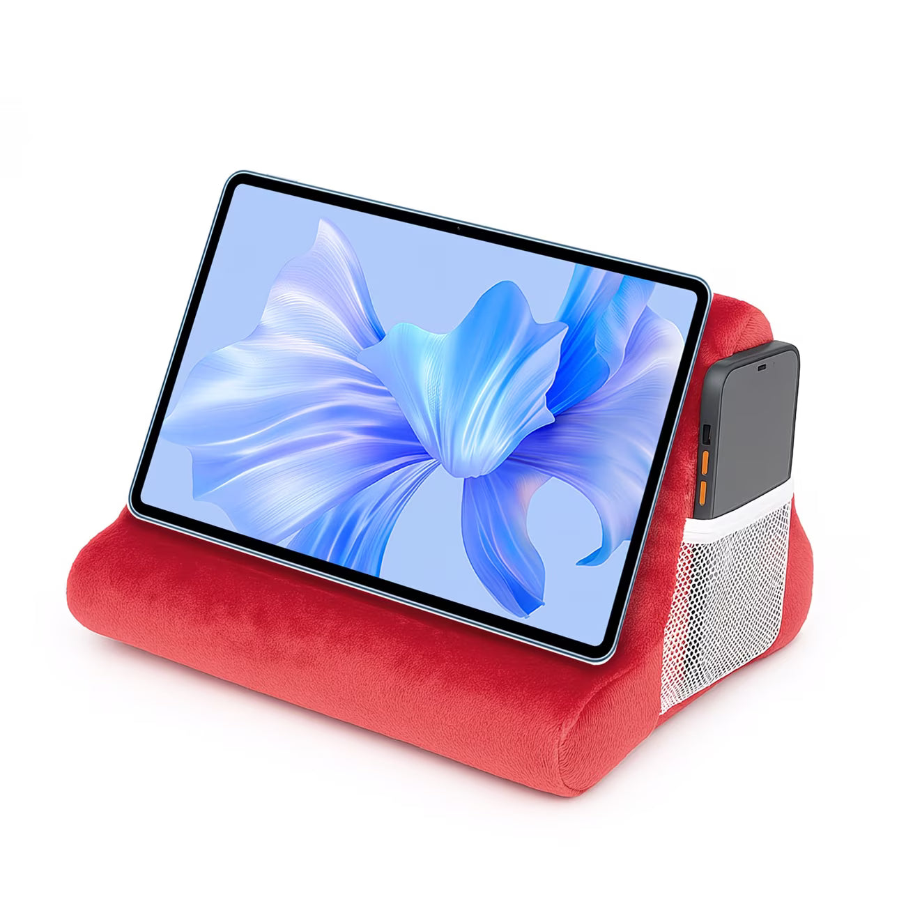 Multi-Angle Pillow Stand for iPad & Laptop – Soft Cushion Reading Holder