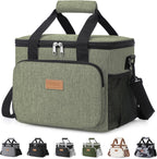 Lifewit 8.5L Insulated Lunch Bag – 12 Can Soft Cooler Tote (Black)