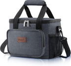 Lifewit 8.5L Insulated Lunch Bag – 12 Can Soft Cooler Tote (Black)