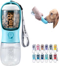 All-in-One Dog Travel Bottle – Water + Food Dispenser for Mess-Free Adventures