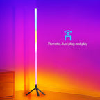 Smart RGB Corner Floor Lamp with App Control & Music Sync – Dimmable LED Ambient Light for Bedroom, Gaming & Modern Home Decor