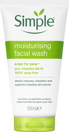 Simple Kind to Skin Moisturising Facial Wash – Gentle Hydrating Cleanser (150ml)