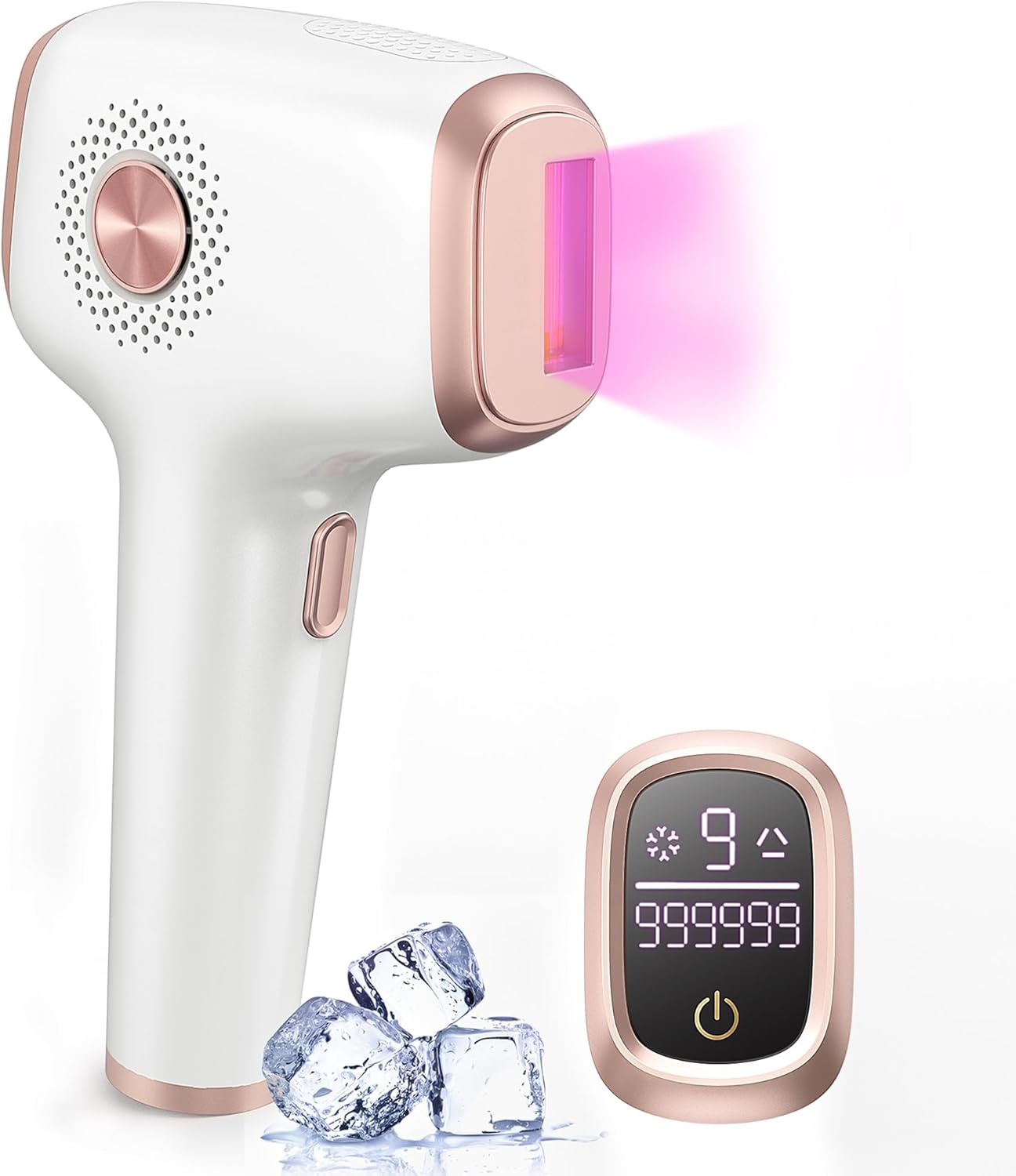 INNZA IPL Hair Removal Device – Painless 9-Level Laser with Ice Cooling for Face, Body & Bikini