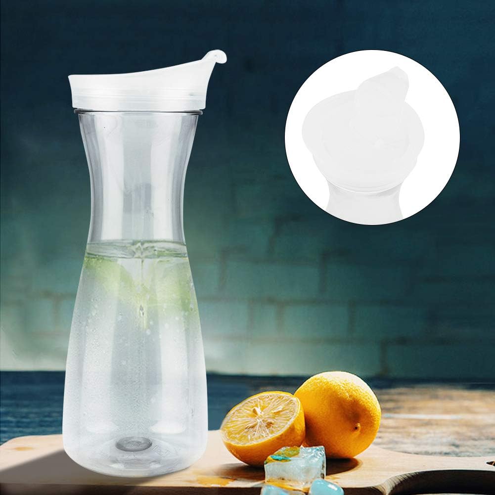 Premium Square Acrylic Juice & Water Bottle with Lid – Transparent Cold Drink Storage Container for Kitchens, Restaurants & Bars