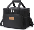 Lifewit 8.5L Insulated Lunch Bag – 12 Can Soft Cooler Tote (Black)