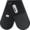 Laffair Double Oven Gloves – Heat Resistant Silicone Grip