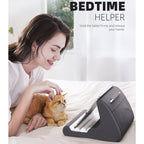 Tablet Cushion Stand – Soft Bed & Lap Holder with Pocket & Stylus Slot