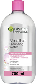 Garnier Micellar Cleansing Water 700ml – Makeup Remover for Sensitive Skin