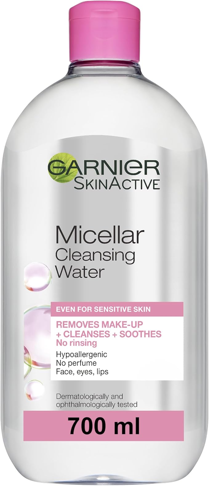 Garnier Micellar Cleansing Water 700ml – Makeup Remover for Sensitive Skin