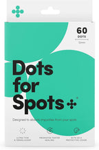 Dots for Spots Acne Patches – 60 Hydrocolloid Pimple Stickers, Fast-Acting & Vegan