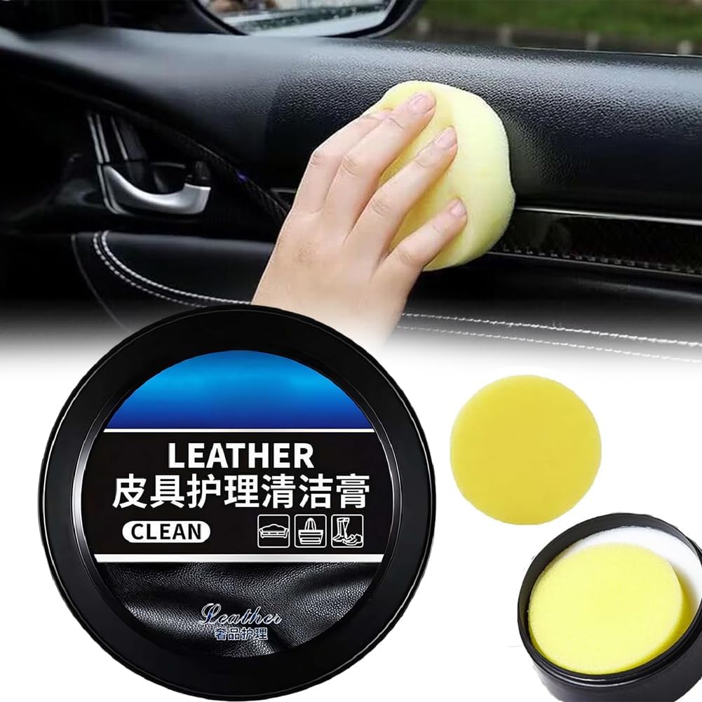 Leader Leather Care Cream & Cleaning Paste – Car & Furniture Conditioner (160g/260g)