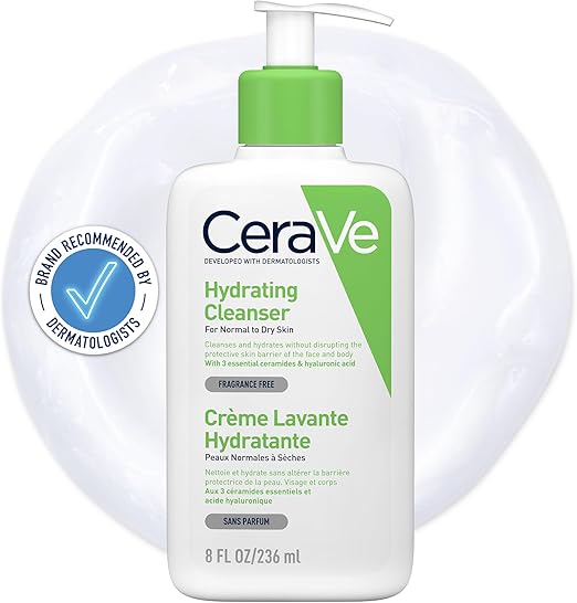 CeraVe Hydrating Cleanser 236ml – Normal to Dry Skin