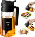 Olive Oil Spray & Pour Bottle 470ml – Glass Dispenser