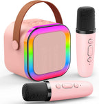 Karaoke Machine with 2 Microphones – Birthday Gift for Girls (Ages 3-15)