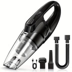 6000PA Handheld Vacuum Cleaner – Super Suction, Quiet, Multi-Purpose for Car, Home & Pets (Pink Gift Edition)