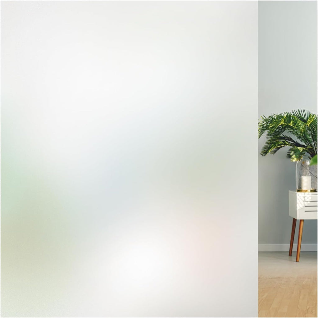 Lifetree Frosted Window Privacy Film – Static Cling Opaque Glass Cover 44.5×200 cm