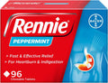 Rennie Peppermint Antacid Tablets – 96 Pack