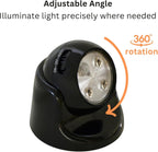 Auraglow Motion Sensor LED Wall Light – Black