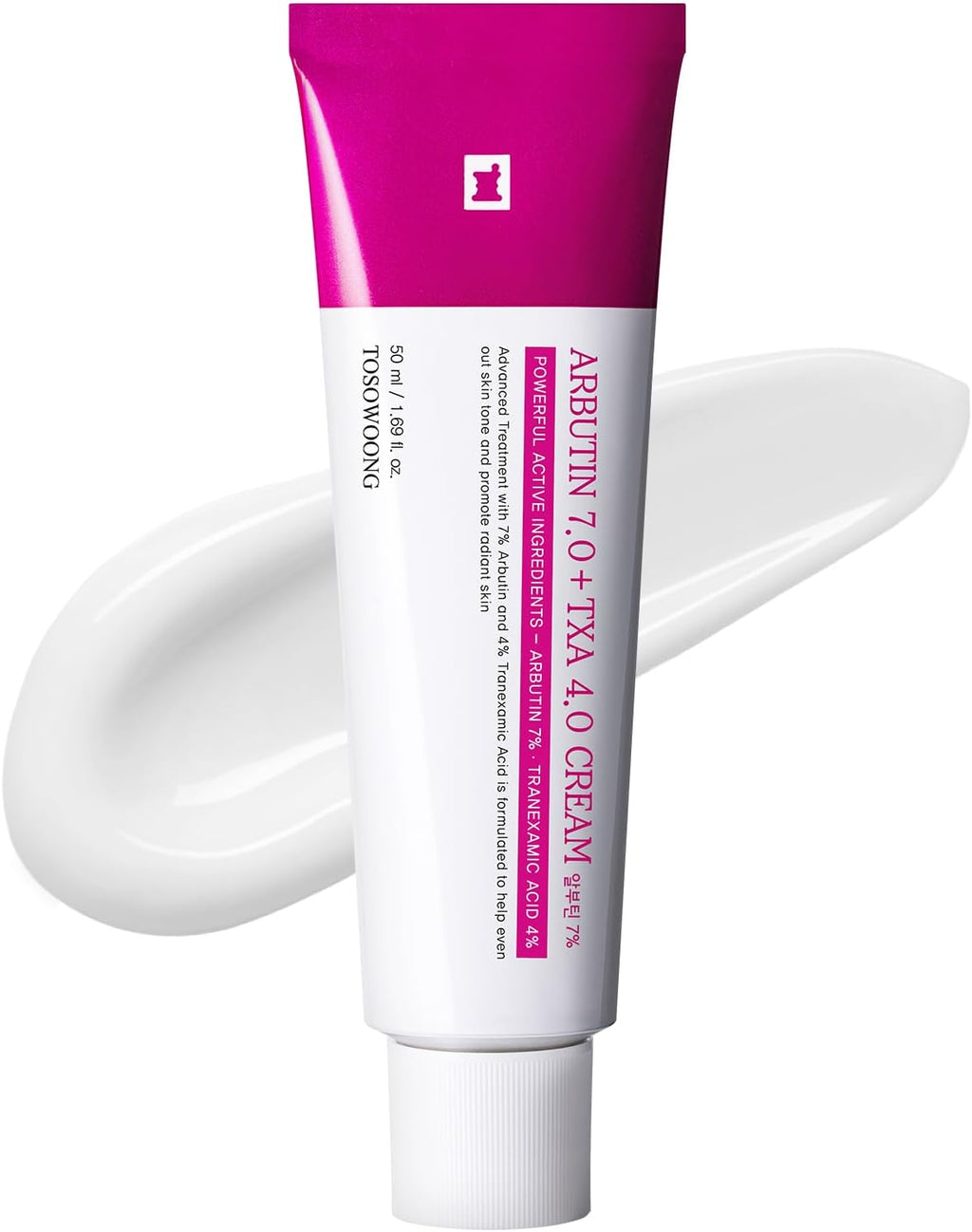 TOSOWOONG Arbutin 7% + Tranexamic Acid 4% Brightening Cream – Dark Spot & Pigmentation Care (50ml)