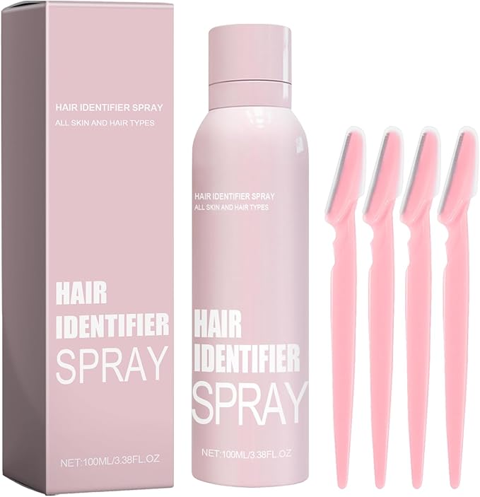 Hair Identifier Spray & Dermaplaning Shaver Set – 100ml