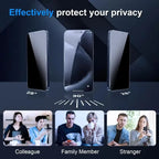 Anti-Peep Tempered Glass Screen Protector – Full Cover for iPhone 11 to 16 Series