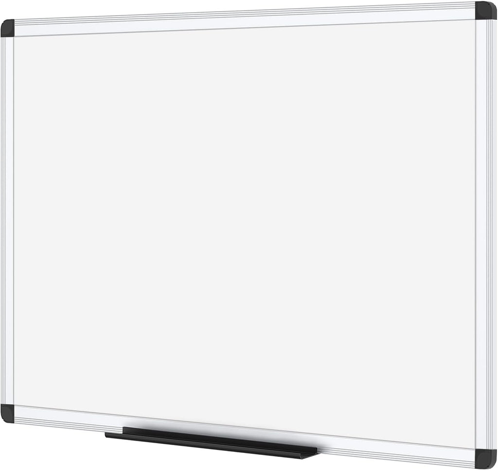 Magnetic Whiteboard 90×60cm – Aluminium Frame