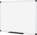 Magnetic Whiteboard 90×60cm – Aluminium Frame