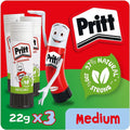 Pritt Glue Stick 22g – Pack of 3