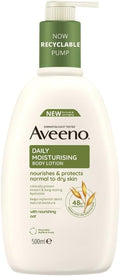 Aveeno Daily Moisturising Body Lotion – Soothing Oats & Emollients, Sensitive Skin, 500ml