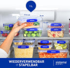 Sistema KLIP IT PLUS Leakproof Food Containers (1L, 3-Pack)