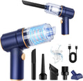 KMM 9000Pa Handheld Car Vacuum & Air Duster – High-Power LED Cleaner with Multi-Nozzles for Car, Home & Pets