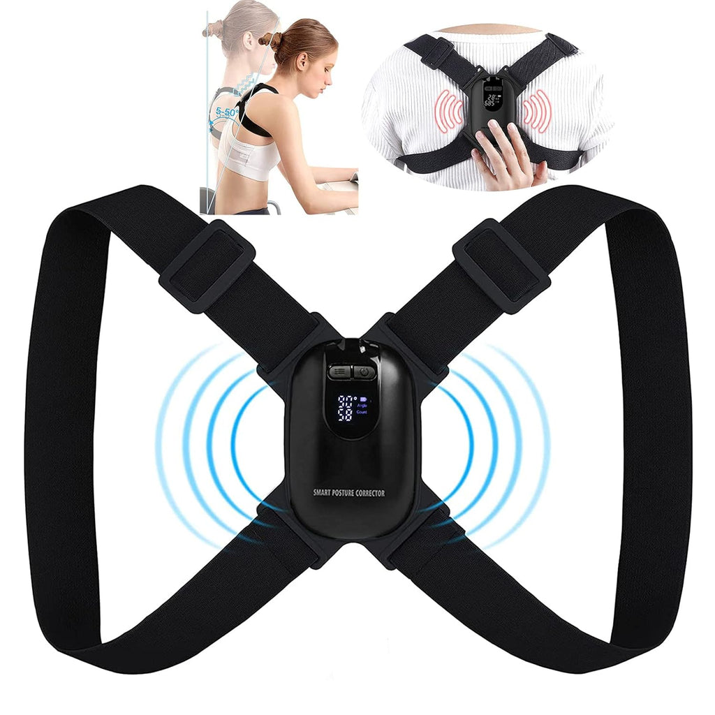 Smart Posture Corrector with Vibration Reminder – Adjustable for Men, Women & Teens