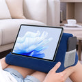 Multi-Angle Pillow Stand for iPad & Laptop – Soft Cushion Reading Holder