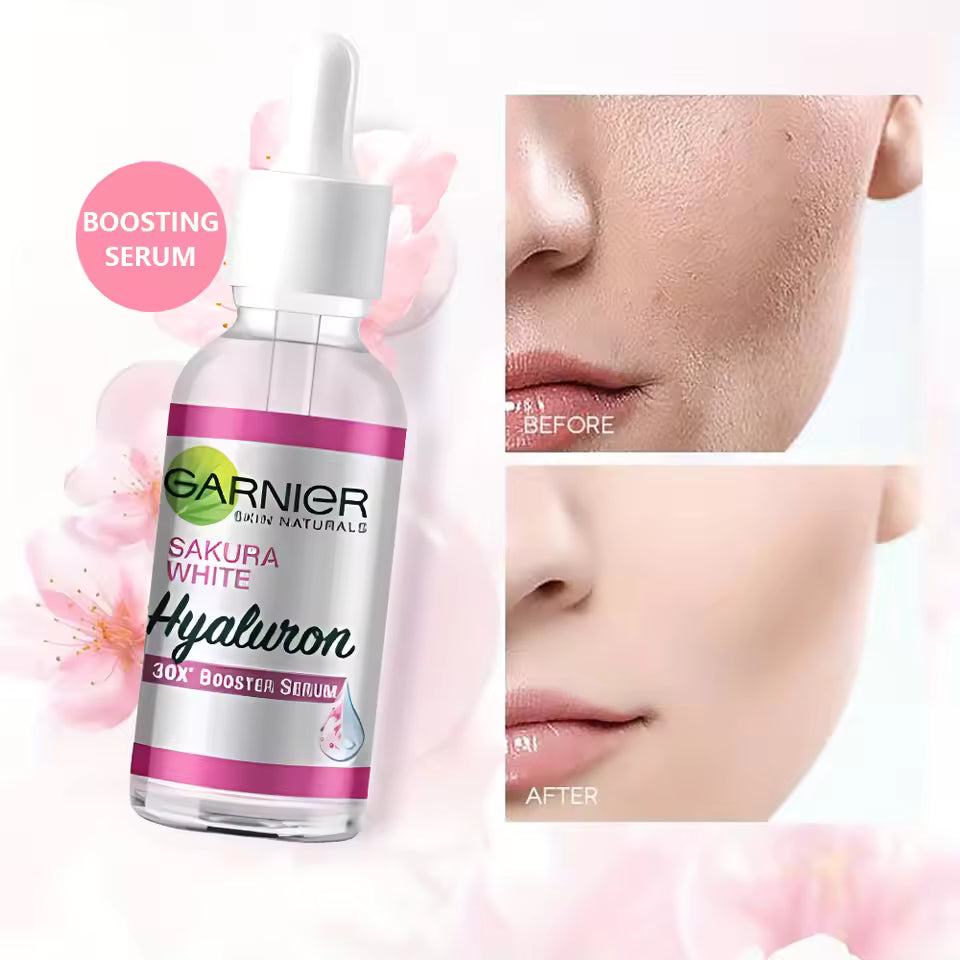 Garnier Sakura Glow Hyaluronic Booster Serum 30ml – Firming & Hydrating
