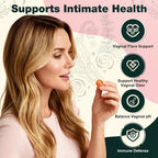 Premium Feminine pH & Energy Gummies – Vegan, Pineapple (60 Count)