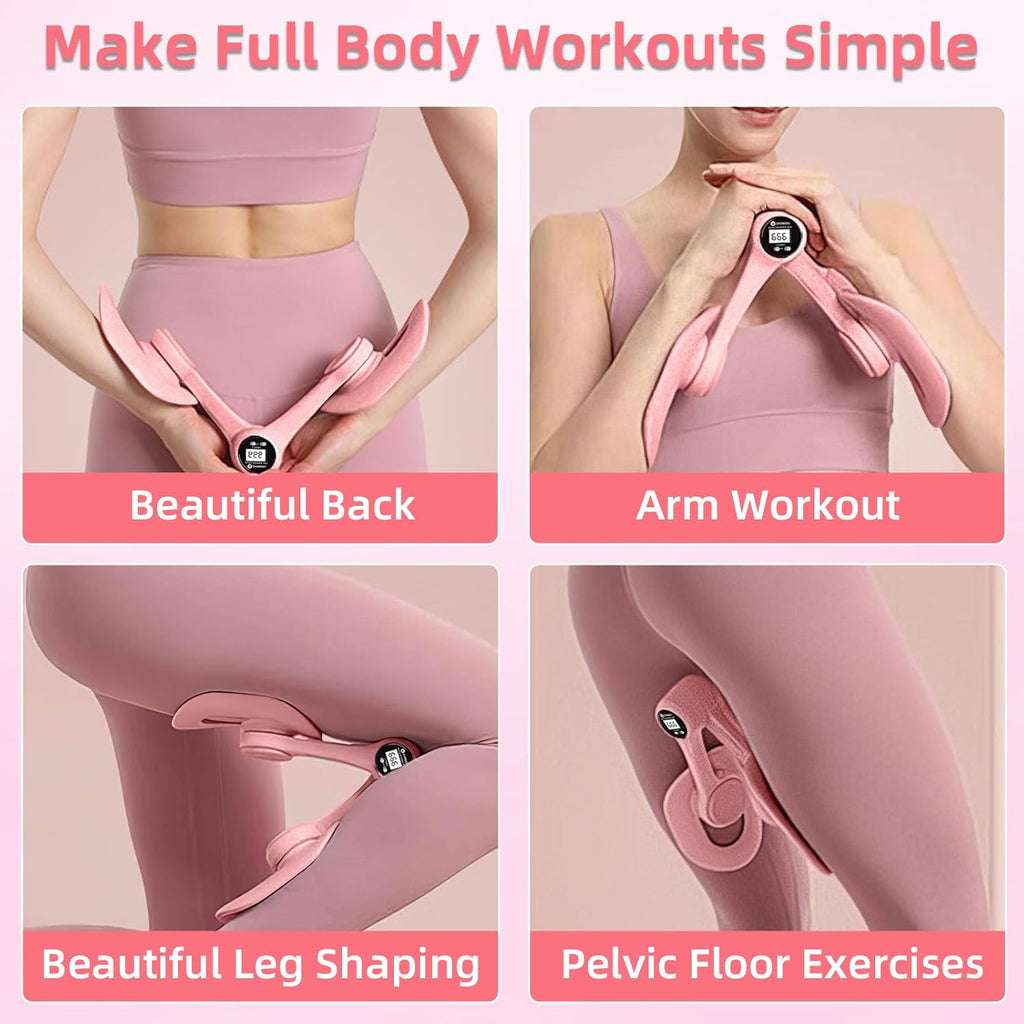 Kegel Pelvic Floor Trainer with Counter – Inner Thigh & Leg Strengthener
