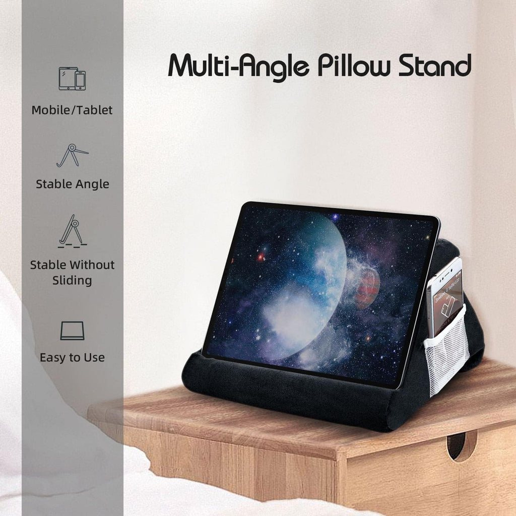 Mcbazel Multi-Angle Tablet Pillow Stand – Soft Lap Holder for iPad & E-Reader