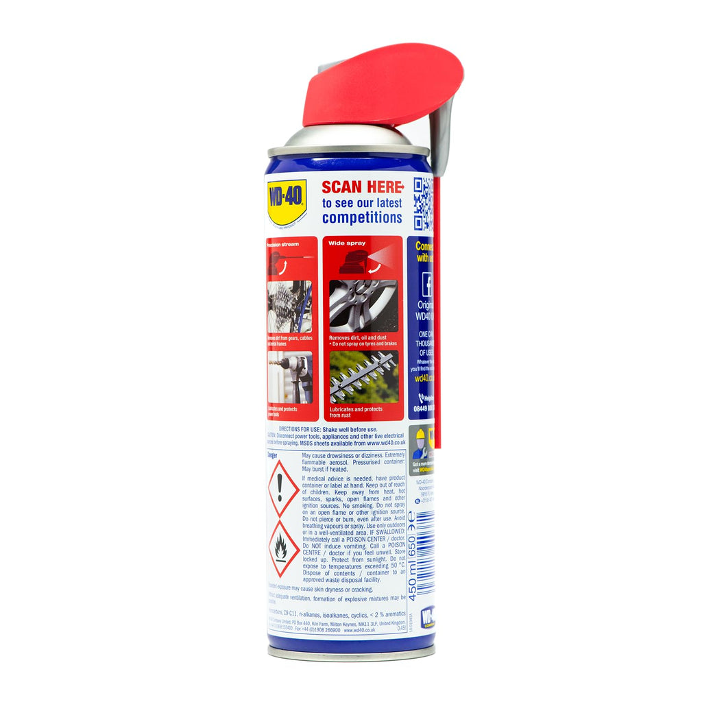 WD-40 Multi-Use Lubricant Spray 450ml – Smart Straw