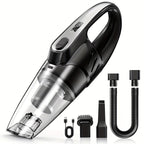 6000PA Handheld Vacuum Cleaner – Super Suction, Quiet, Multi-Purpose for Car, Home & Pets (Pink Gift Edition)