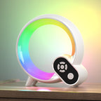 Sunset Wake-Up Light with White Noise Sleep Aid – Glow-in-the-Dark Bedside Lamp for Deep Sleepers, Kids & Adults